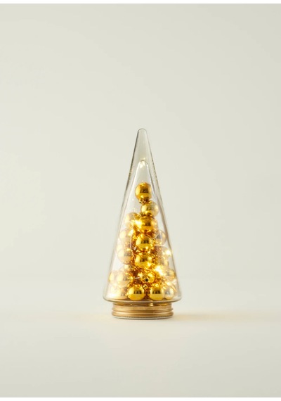 Bella Maison Tree Dekoratif Ledli Aydınlatma Gold 12x12x29 Cm Gold