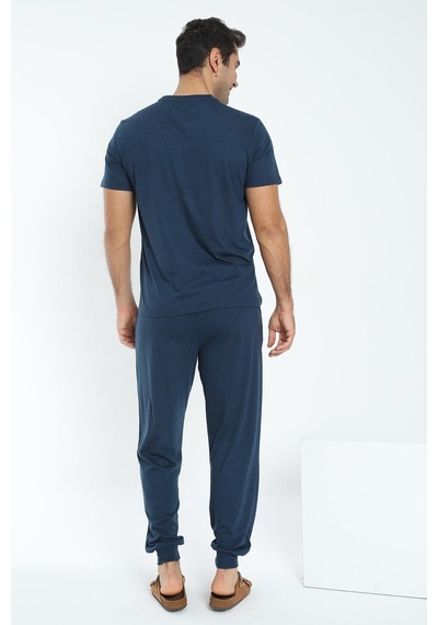 Sevim Erkek Kısa Kol Lacivert Pijama Takım C9t0n59 001