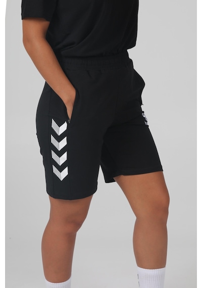 Hummel Armin Pamuklu Cepli Kamp Şortu Siyah