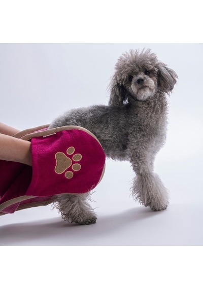 Fuchsia Fuşya Evcil Hayvan Kurulama Havlusu-köpek Kurulama Havlusu- Kedi Kurulama Havlusu