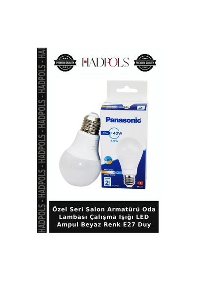 Özel Seri Salon Armatürü Oda Lambası Çalışma Işığı Led Ampul Beyaz Renk E27 Duy