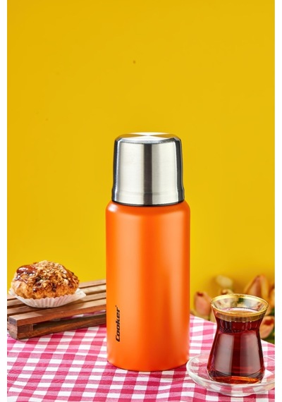 Cooker Campmate 750 Ml Paslanmaz Çelik Termos Ckr2106 Turuncu