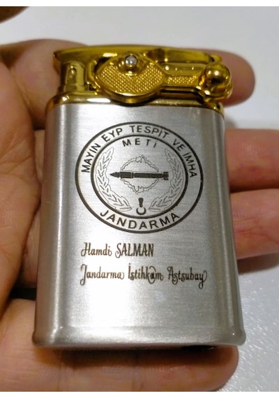 Çakmak Kişiye Özel İsim Yazılı Ve Mdf Tasarım Kutulu No:176