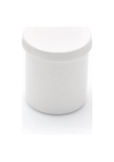 50ml Beyaz Pomat Krem Kutusu, 24 Adet, Krem Kavanozu, Plastik Kavanoz, Pomat Kavanozu, Merhem Kavanozu