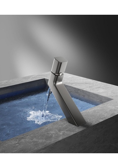 Ala Kısa Lavabo Bataryası Parlak Füme
