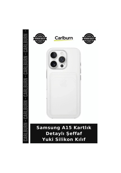 Samsung A15 Kartlık Detaylı Şeffaf Yuki Silikon Kılıf Cihaz Koruma Cep Koruması Akıllı Telefon çok renkli