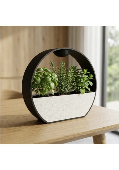 3d Baskı Kendinden Sulamalı Dekoratif Saksı - Otomatik Sulama Sistemli Modern Bitki Saksısı