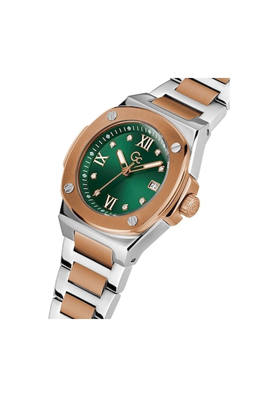 Gp Gc GCZ12001L9MF 30 mm Rose Gold / Metalik Gri Kadın Kol Saati