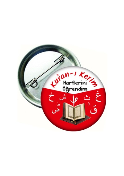 Panayiri Kuran Harflerini Öğrendim Rozeti Çok Renkli