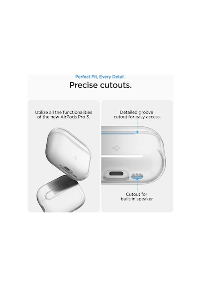 Airpods Pro 3 İle Uyumlu Şeffaf Kılıf Liquid Crystal Clear - Acs10019