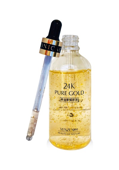 24k Altın Serum Nemlendirici Yüz Serumu Mucizevi Onarıcı Cilt Bakım Serumu 100ml