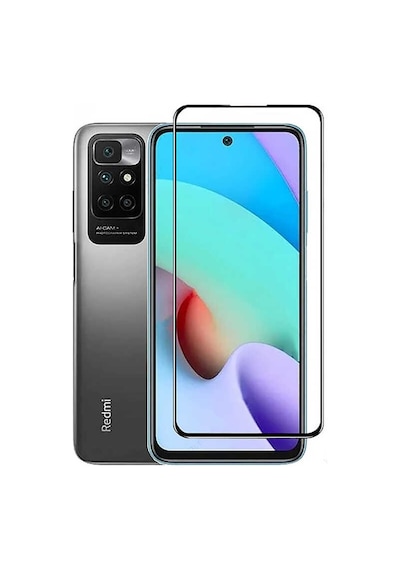 Ekılıf - Xiaomi Redmi 10 Uyumlu - Ekran Koruyucu Davin 5d Cam Koruma - Şeffaf