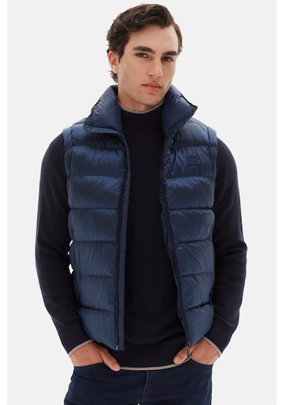 Twn Slim Fit Saks Mavi Düz Yelek Mont 3ecy70501502m 750