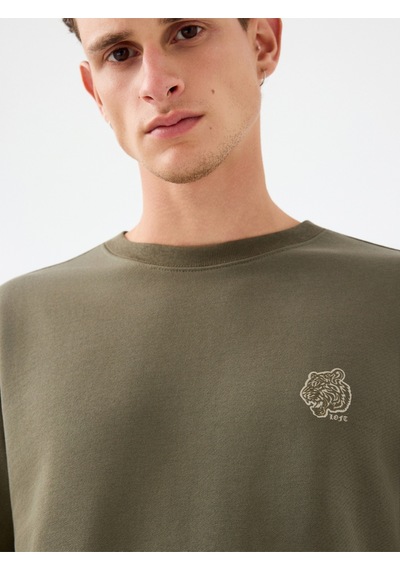 Erkek Sweat Lf2041388 Haki