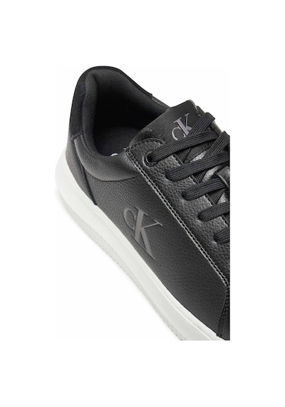 Calvin Klein Erkek Ck Chunky Cupsole Sneakers - Siyah Black/bright White
