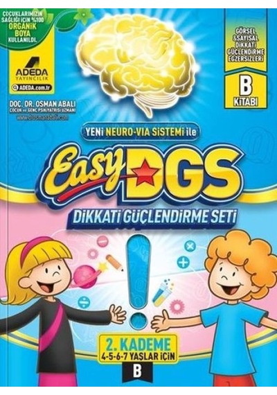 Easy Dikkati Güçlendirme Seti 4-7 Yaş B Kitapçığı - Qhdh-612049