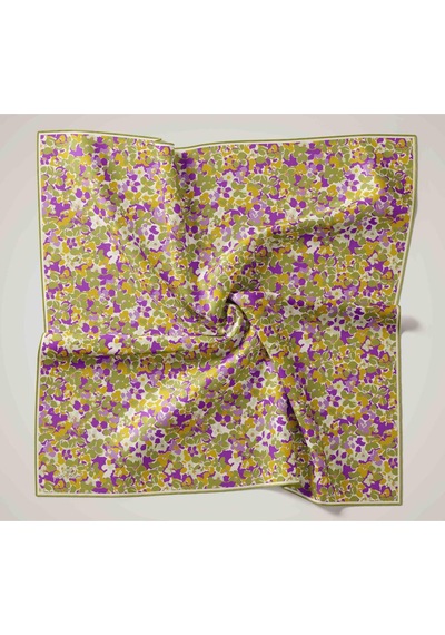 Silk Home Soft Eşarp 73081-32 Taş, Mor, Yeşil, Asit, Su Yeşili