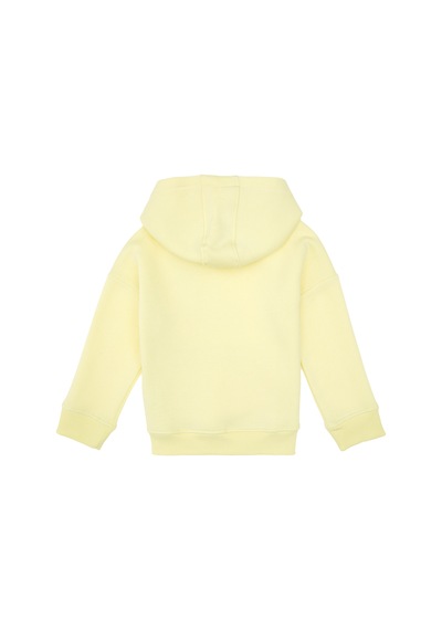 U.S. Polo Assn. Kız Çocuk Sarı Kapüşonlu Şardonlu Basic Sweatshirt 50314304-VR044