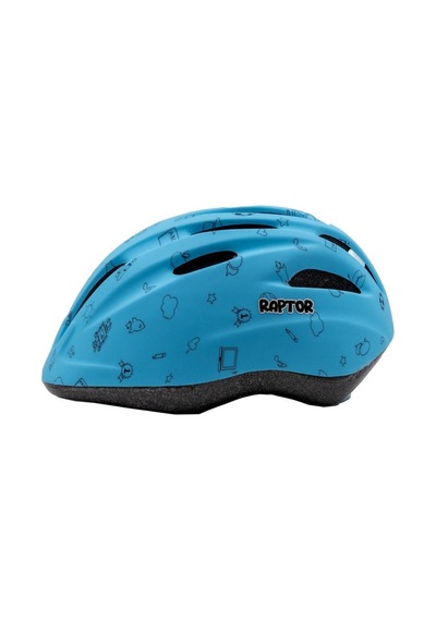 Raptor Çocuk Bisiklet Kaskı Hb63 Mtb Bisiklet Kaskı Magıc Sky Bisiklet Scooter Kaskı M Beden Mavi