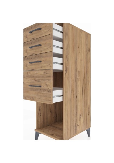 Kronos Dolap 4 Çekmeceli 44x59x134 Çam-çam Çam Kronos Dolap 4 Çekmeceli 44x59x134 Çam-çam Çam
