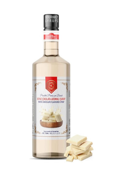 Nish Beyaz Çikolata Aromalı Şurup 700 Ml - Pet Şişe
