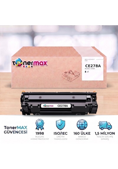 Hp Laserjet Pro P1606dn Muadil Toner Çipli Ce278a 4'lü 2.100 Sayfa