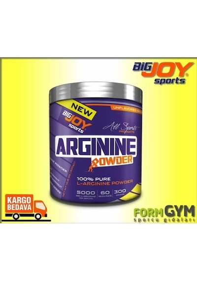 Bigjoy Arginine Powder 300 Gr Saf Toz Aromasız Arjinin