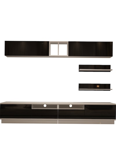 Decoraktiv Trendstyle 5220s Mdf Tv Ünitesi Tv Sehpası - Beyaz Siyah Beyaz - Siyah Decoraktiv Trendstyle 5220s Mdf Tv Ünitesi Tv Sehpası - Beyaz Siyah Beyaz - Siyah