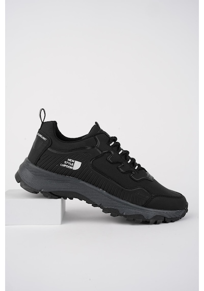 Muggo North Unisex Garantili Trekking Outdoor Ayakkabı Siyah-Siyah
