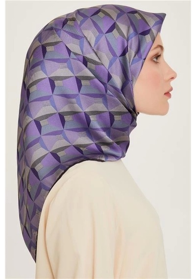 Armine Sura Saf İpek Eşarp 9204d 37 Çok Renkli