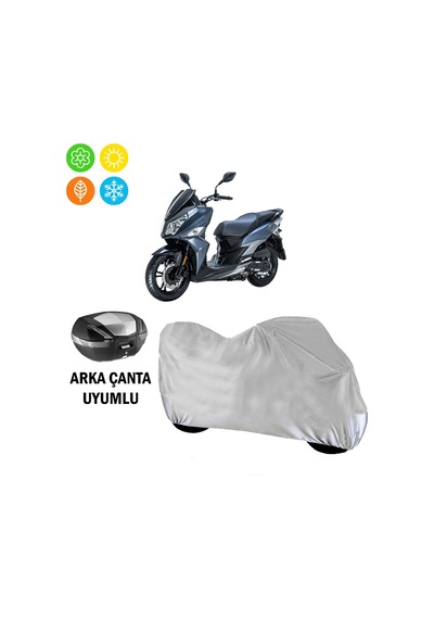 Sym 14 200 Abs E5 Branda Motosiklet Brandası Arka Çanta Uyumlu