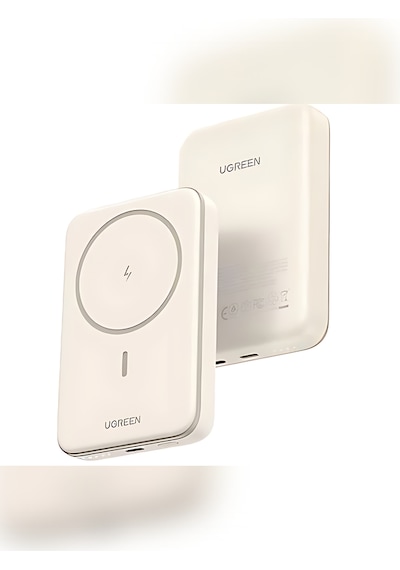 Ugreen 25208 10.000 mAh 20 W Magsafe Kablosuz Hızlı Powerbank Bej