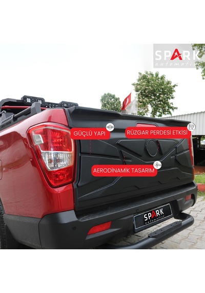 Ssangyong Musso 2021- Yılı Ve Sonrası Uyumlu Bagaj Kapağı Dodik
