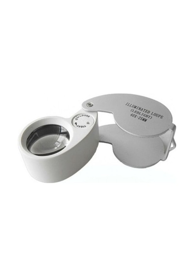 Mini 40x25mm Takı Büyüteç Cep Büyüteç Teftiş Elmas Pullar Madeni Kontrol Lup Mg21011