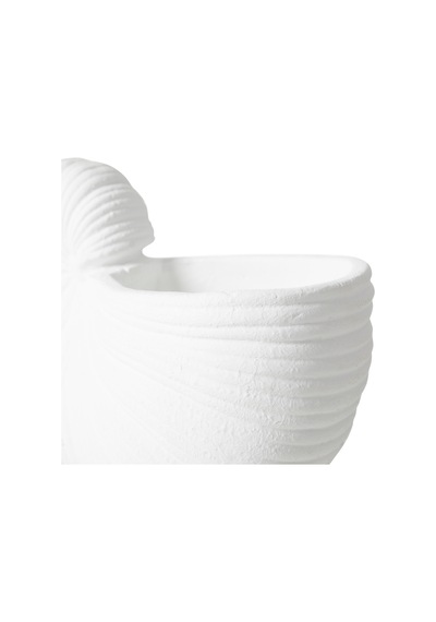 Mudo Home Whıte Shell Vazo 21x10x15 Cm Diğer