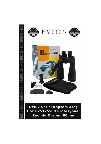 Delux Serisi Kapsam Araç Göz P25125x80 Profesyonel Zoomlu Dürbün 80mm