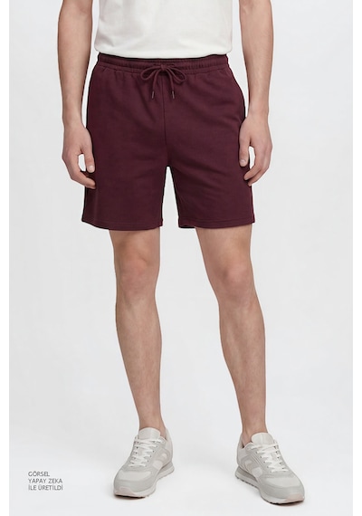 AC&Co / Altınyıldız Classics Erkek Bordo Pamuklu Rahat Nefes Alabilen 2 İplik Cepli Örme Standart Fit Normal Kesim Şort Bordo AC&Co / Altınyıldız Classics Erkek Bordo Pamuklu Rahat Nefes Alabilen 2 İplik Cepli Örme Standart Fit Normal Kesim Şort Bordo
