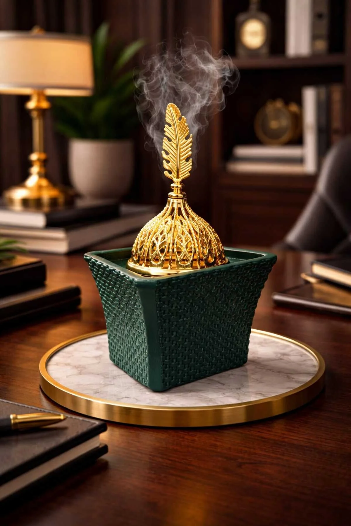 Banum Luxury Lüx Tasarım Tütsülük Koyuyeşil Modern
