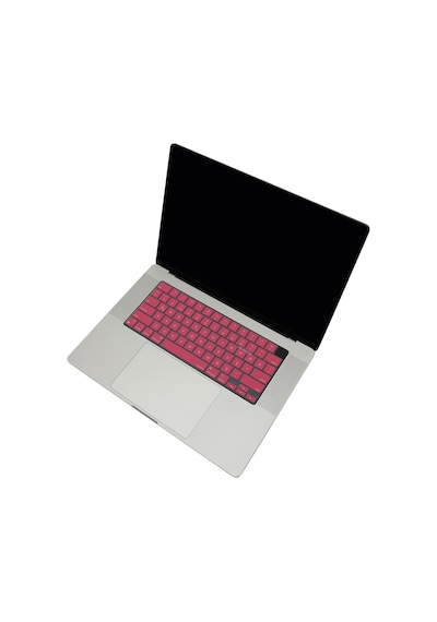 Apple Uyumlu MacBook Air Pro Klavye Kılıfı Us-tr Baskı A2681 A2941 A2442-85 A2779-80 A2992-18 A2991 Açık Pembe