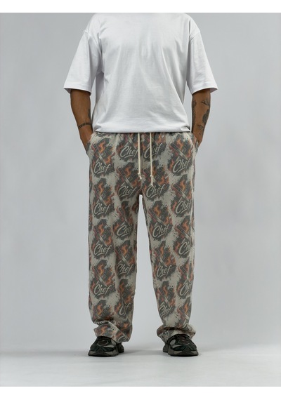 Cocopelli Chef Baggy Erkek Pantolon Coc3572 Desenli