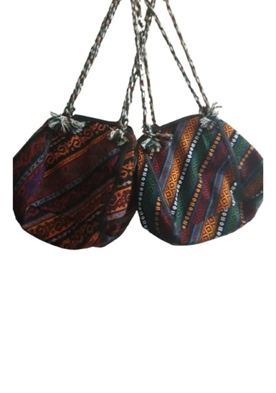 Filipin Otantik Kilim Desenli Kadın El Ve Omuz Çantası 33x28 Çok Renkli