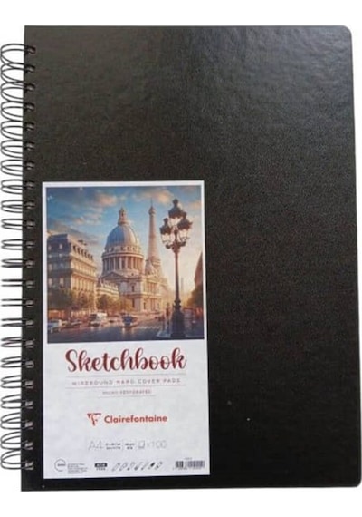 Sketchbook Sert Kapak Spiralli Eskiz Defteri 120 Gr 100 Yp A4