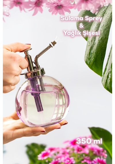 Perotti 15729 350 Ml Cam Yağlık Sirkelik Yağdanlık Şişesi Mor
