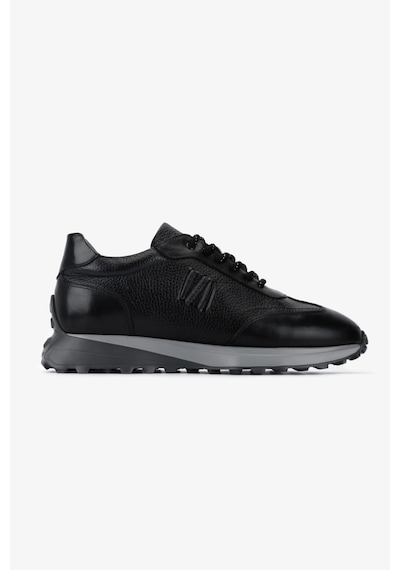 Valmenti Erkek Hakiki Deri Siyah Sneakers & Spor Ayakkabı 383 6400 Erk Ayk Y25 Sıyah Dr/carbon