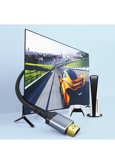 Hı002s 8k/60hz 4k/144hz Hdmı 2.1 Hdr Görüntü Ve Ses Aktarım Kablosu 2 Metre