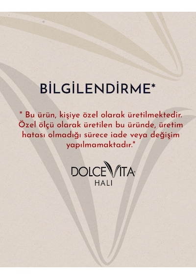 Dolce Vita Halı Bohem 385 Mastic Modern Yuvarlak Halı Özel Ölçü Krem