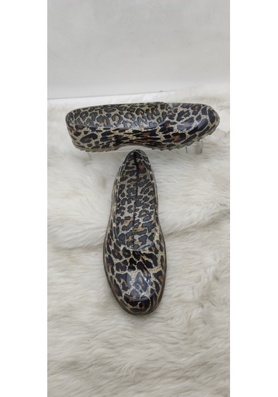 Kadın Leopar Lastik Ayakkabı - Leopar - 40 - St02529-12770