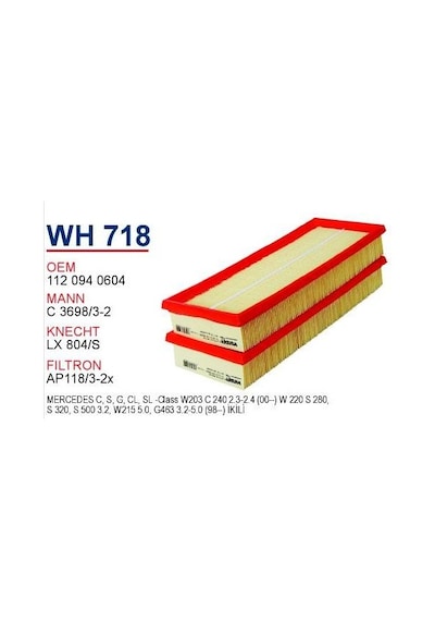 W212 E350 Cgı - M272 - 292hp 2009-2011 Hava Filtresi 1120940604