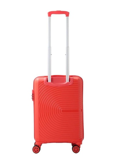 Mçs Bavul Büyük Ve Kabin 2li Set Kırılmaz Silikon Valiz V374 Mercan Mercan