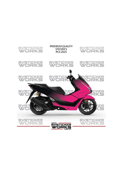 Honda Pcx 2025 Kaplama Sticker Çift Renk Motor Kaplama Modeli Hazır Kit Yüksek Kalite 30221825